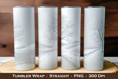 Snowfield Tumbler Wraps | 20 oz tumbler wrap Product Image 1