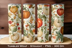 Fall Harvest Tumbler Wrap | 20 oz tumbler wrap Product Image 1