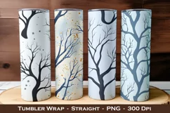 Winter Trees Tumbler Wraps | 20 oz tumbler wrap Product Image 1