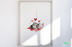 Valentine Kitten Cliparts Product Image 2