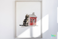 Valentine Kitten Cliparts Product Image 2