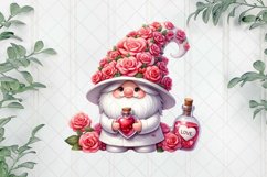 Valentines Gnomes Sublimation Clipart Product Image 1