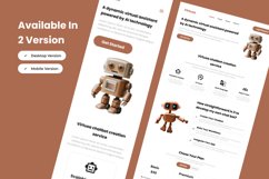Virtusa - Ai Chat Bot Landing Page V1 Product Image 4