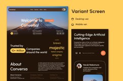 Conversa - AI Chatbot Landing Page V2 Product Image 4