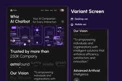 Whiz - AI Chatbot Landing Page V2 Product Image 4