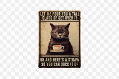 Vintage Black Cat Sublimation Clipart Product Image 2