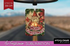 Vintage Christmas Air Freshener PNG - Xmas Car Freshener Product Image 1