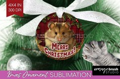 Vintage Christmas Ornament PNG - Retro Xmas Sublimation Product Image 1