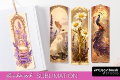 Vintage Scrapbook Bookmark Sublimation - Ephemera Bookmarks Product Image 1