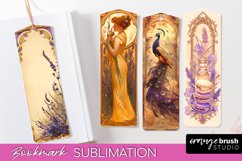 Vintage Scrapbook Bookmark Sublimation - Ephemera Bookmarks Product Image 1