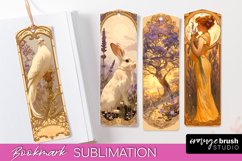 Vintage Scrapbook Bookmark Sublimation - Ephemera Bookmarks Product Image 1