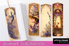 Vintage Scrapbook Bookmark Sublimation - Ephemera Bookmarks Product Image 1