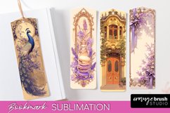 Vintage Scrapbook Bookmark Sublimation - Ephemera Bookmarks Product Image 1
