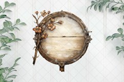 Vintage Warm Wooden Sublimation Clipart Product Image 1