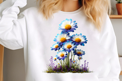 Watercolor Spring Flowers Clipart Product Image 3