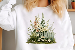 Watercolor Summer Garden Clipart Product Image 3