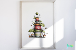 Whimsical Christmas Tree Clipart Product Image 2