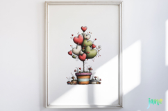 Whimsical Christmas Tree Clipart Product Image 2