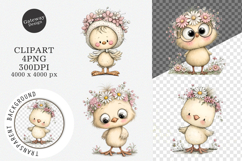 Whimsical Easter Festive Animal Clipart Product Image 1