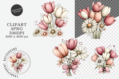 Whimsical Flowers Spring Clipart Product Image 1