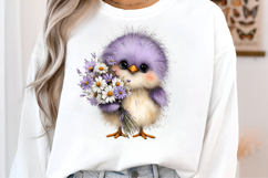 Whimsical Spring Birds Clipart Product Image 2