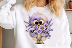 Whimsical Spring Birds Clipart Product Image 3