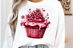 Whimsical Spring Cupcake Clipart Product Image 2