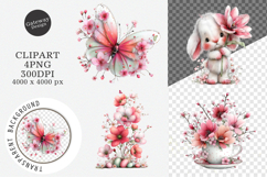 Whimsical spring clipart Png Product Image 1