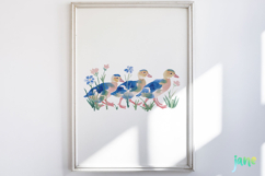 Whimsical Spring Watercolor Cliparts Product Image 2