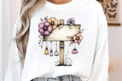 Whimsical Summer Wooden Sing Clipart Product Image 2