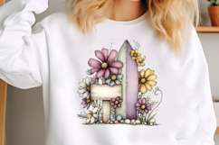 Whimsical Summer Wooden Sing Clipart Product Image 3