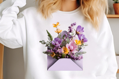 Whimsical Yellow Flowers Spring Clipart Product Image 2