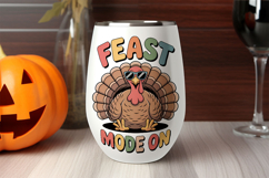 Feast Mode On Cool Turkey Thanksgiving Product Image 2