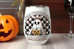 Just Waiting For Halloween Checkered Ghost Product Image 3