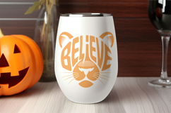 Believe Lion Faith Based Word Art Product Image 2