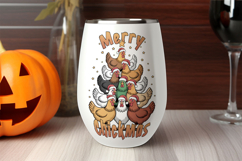 Merry Chickmas Christmas Tree Funny Farm Product Image 2
