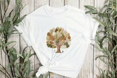 Woodland Tree Sublimation Clipart Product Image 2