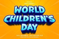 Children&#039;s Day - Editable Text Effect Product Image 5