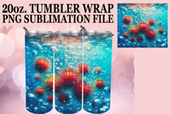 Cheerful Days 20oz tumbler wrap, 3D Fruits Product Image 1