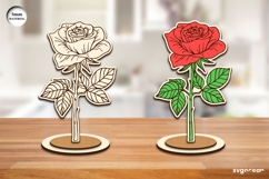 Flowers Laser Cut Bundle | Glowforge | SVG Product Image 3