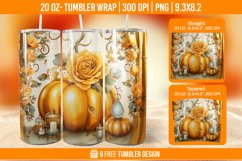 Tumbler Sublimation Wrap, 20 oz Fall Tumbler Wrap Product Image 1