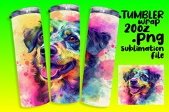 Multicolored Pooch Parade Tumbler Wrap Product Image 1