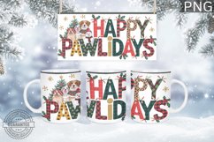 Christmas Mug Wrap Design - Christmas Dog Sublimation Product Image 5