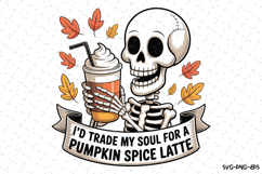 Pumpkin Spice Latte Svg | Halloween Svg | Svg Cut Files Product Image 1