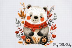 Scandinavian Folk Art Winter Clipart PNG Product Image 1