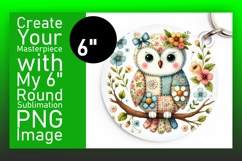 Cute Keychain Round Design Template , Animals Product Image 1
