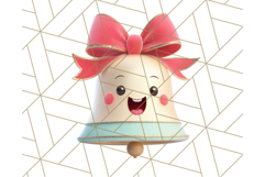 Kawaii Christmas Yeti PNG Clipart, Cute Bigfoot Holiday Art Product Image 4