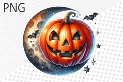 Halloween Pumpkins Sublimation - Clipart PNG Design Product Image 1