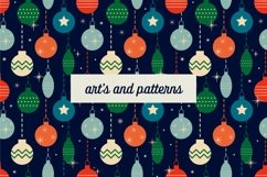 Retro Christmas patterns | Retro Christmas digital paper Product Image 25