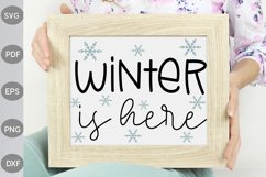 Winter Is Here - Christmas SVG Design Product Image 1